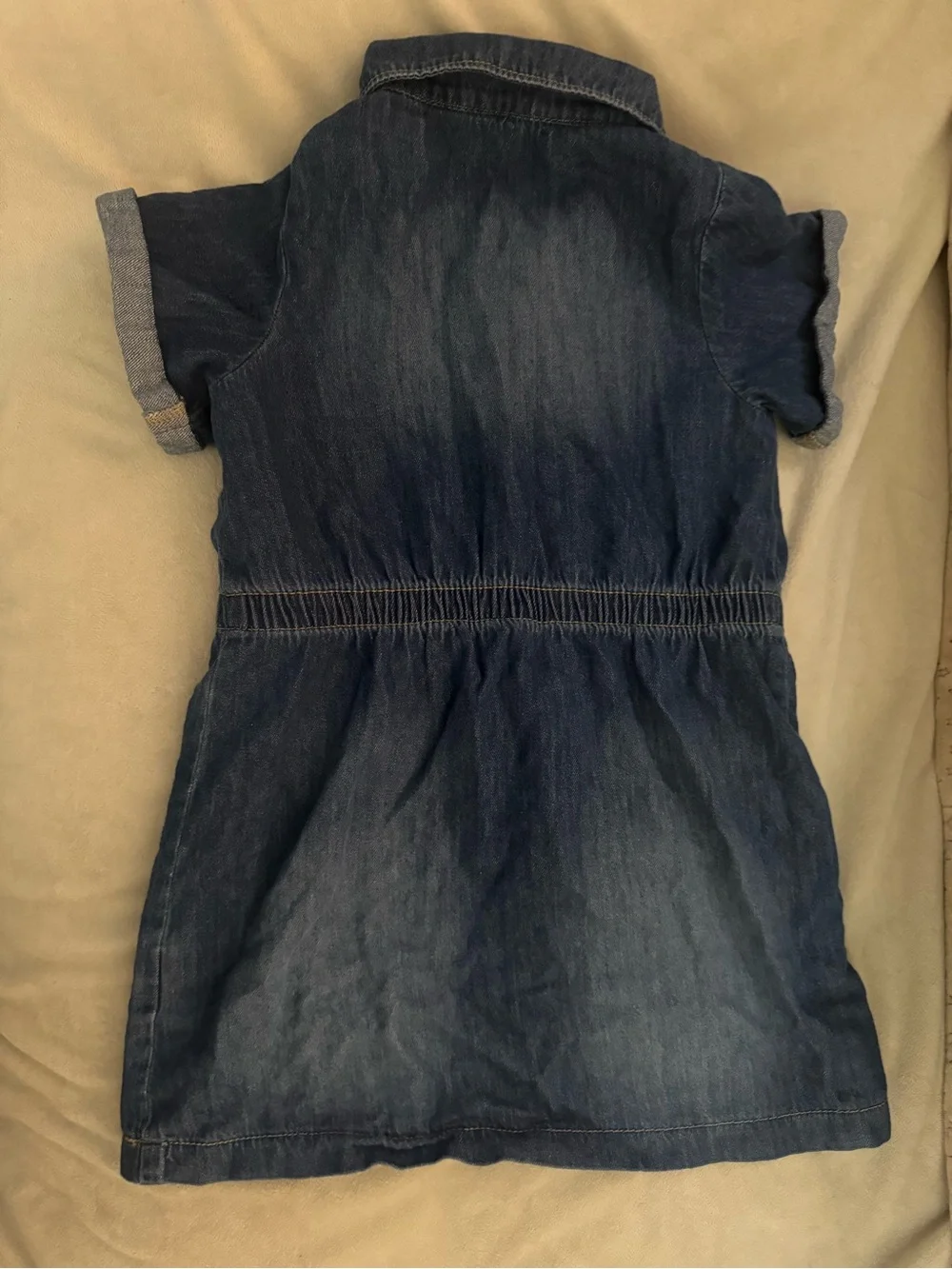 OshKosh B'gosh Denim Blue Short-Sleeve Shirt Dress
